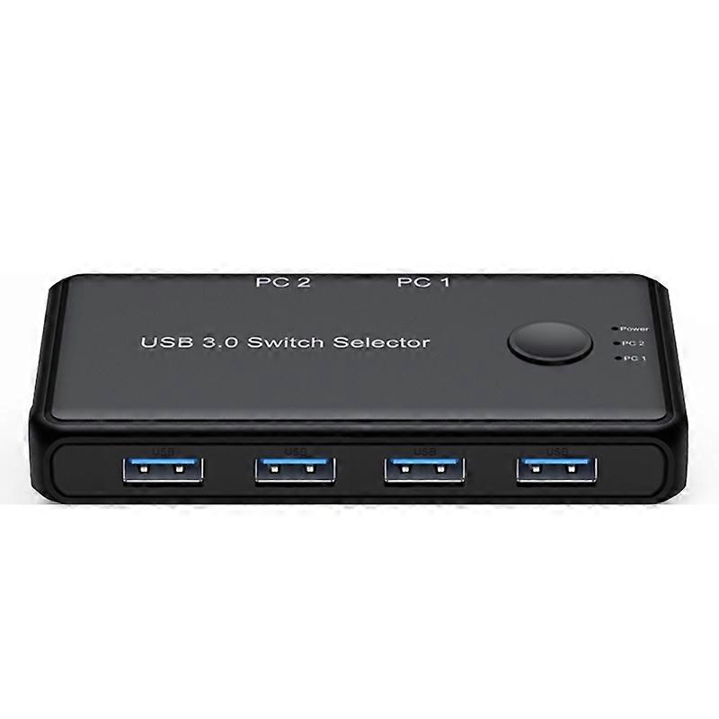 USB 3.0 5Gb Schakelaar Selector KVM Switcher HUB 4 Poorten 5Gbps 2 IN 4 UIT Converter