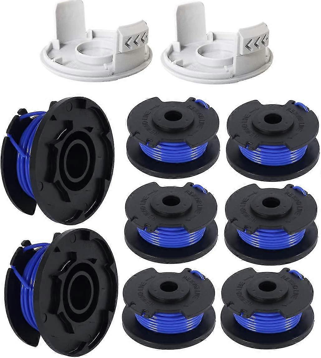 Kparts 0.065 String Trimmer Spool Line For Ryobi One+ Ac14rl3a , 0.065" Autofeed Replacement Spools For Ryobi 18v, 24v, And 40v Cordless Trimmers (10