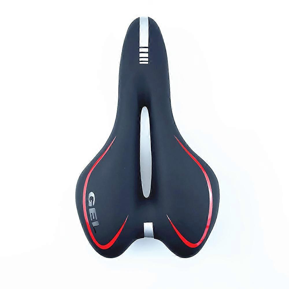 Shock-absorbing bicycle saddle