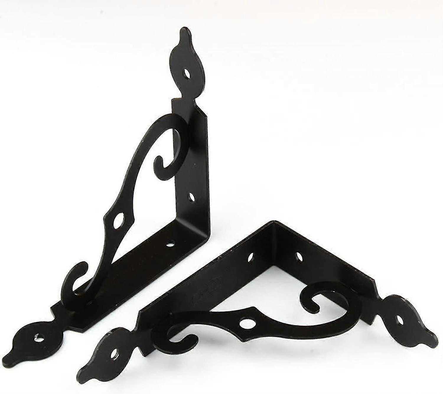 Pieces Shelf Bracket, Iron Shelf Bracket, Mount L S Bracket, For Mount Bracket, En, Diy Rat()