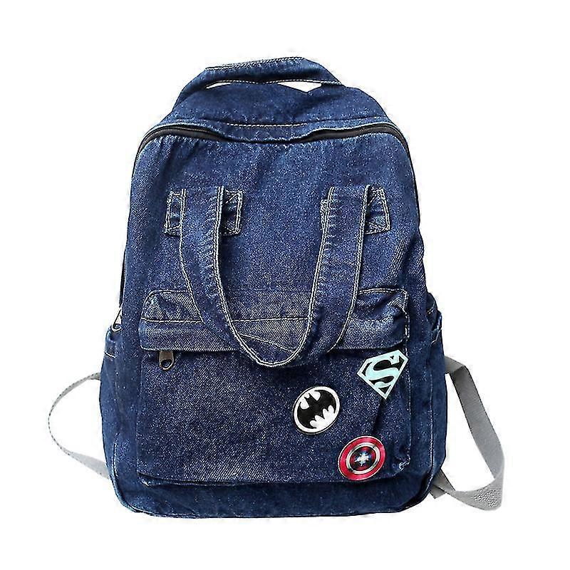 Denim Large Capacity High Quality Student Backpack