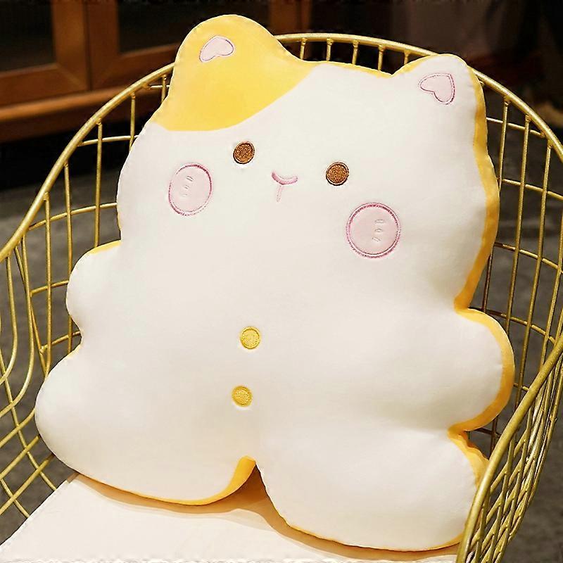 40/45 سم لطيف لينة ورقيق الدهون القط أفخم وسادة حشو ، لينة ورقيق لطيف هريرة دمية مهدئة ، اختيار هدية الأنسب.