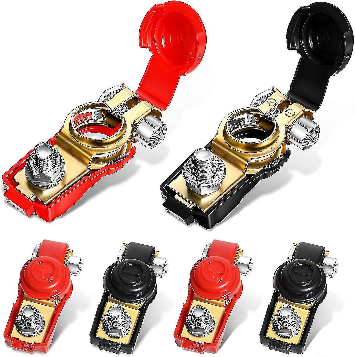 Car Battery Positive And Negative Connector Battery Terminal Connector 6 Pieces