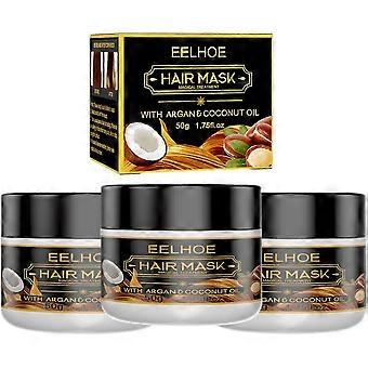 3szt Keratin Hair Mask, Naprawa włosów, Keratin Mask do suchych i zniszczonych włosów