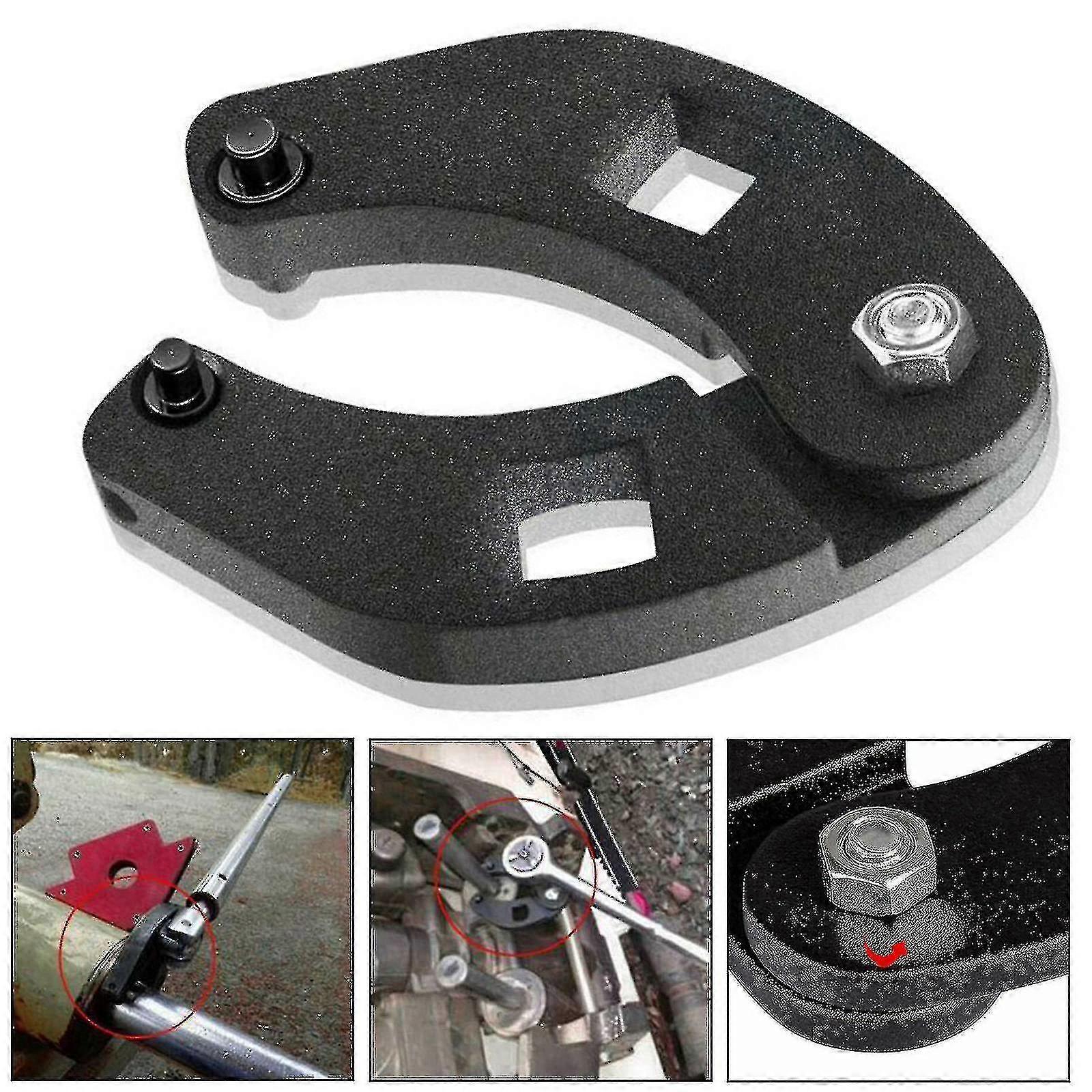 Heavy Duty Adjustable Gland Nut Wrench 7463 Spanner Tool For Hydraulic Cylinder(black)(1pcs)A6