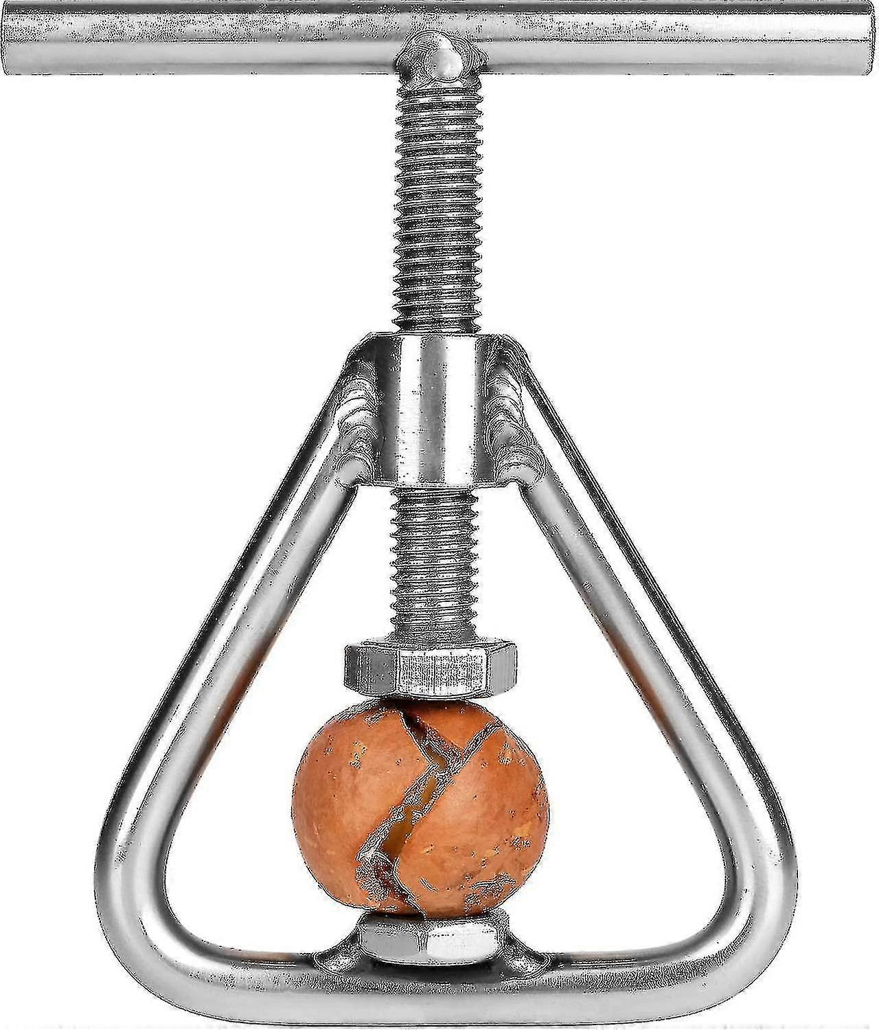 Nut Cracker Black Walnut Cracker Acciaio inossidabile Pecan Cracker Nutcracker Tool Heavy Duty per tutti i dadi, noce nera, macadamia