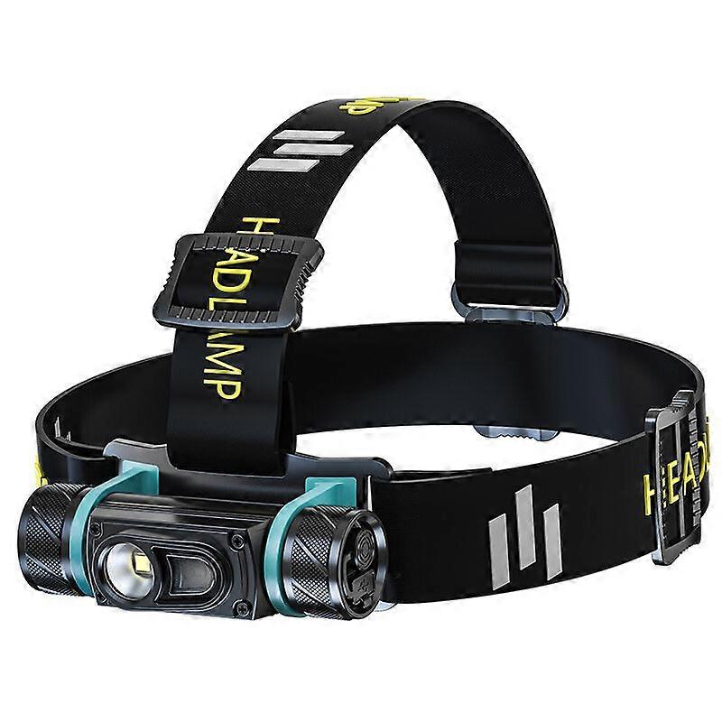 Headlamp, LED Head Torch 1300 Lumens, USB Rechargeable, 7 Modes with Red Light, IPX4 Waterproof and Lightweight