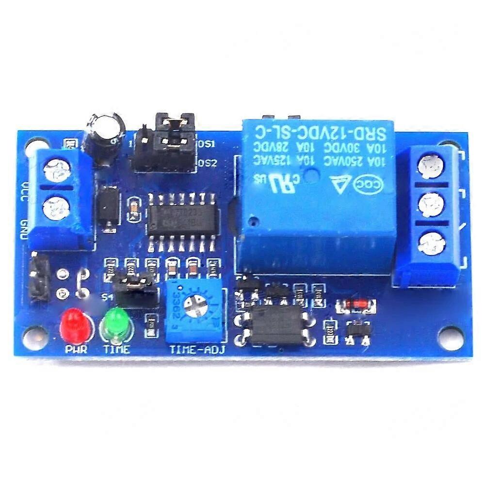 DC 12V normalement ouvert Type déclenché Commutateur de retard Temps de retard Module de relais Circuit Minuterie Tableau de synchronisation Interrupteur Déclencheur