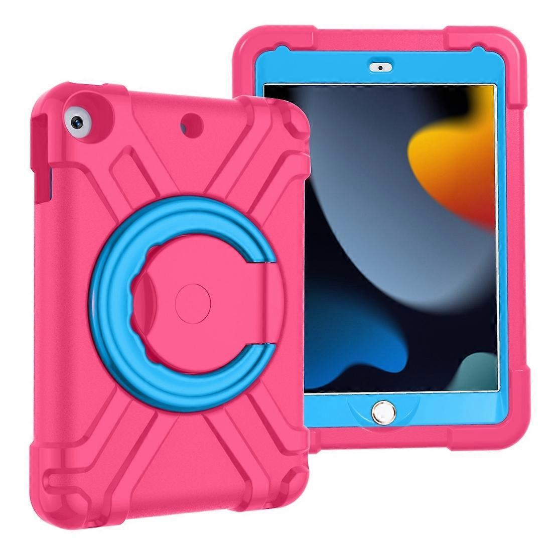 For iPad 10.2 EVA + PC Flat Protective Shell with 360  Rotating Bracket