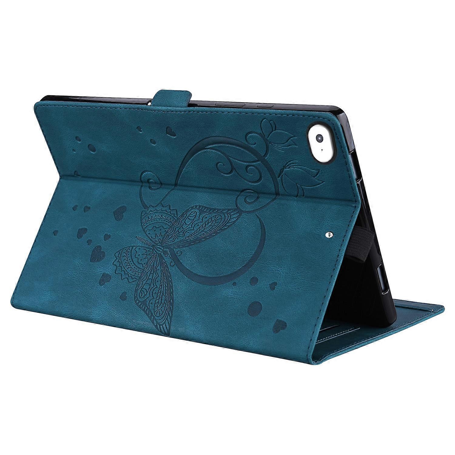 For iPad Mini 1 / 2 / 3 / 4 / 5 Love Butterfly Pattern Leather Case