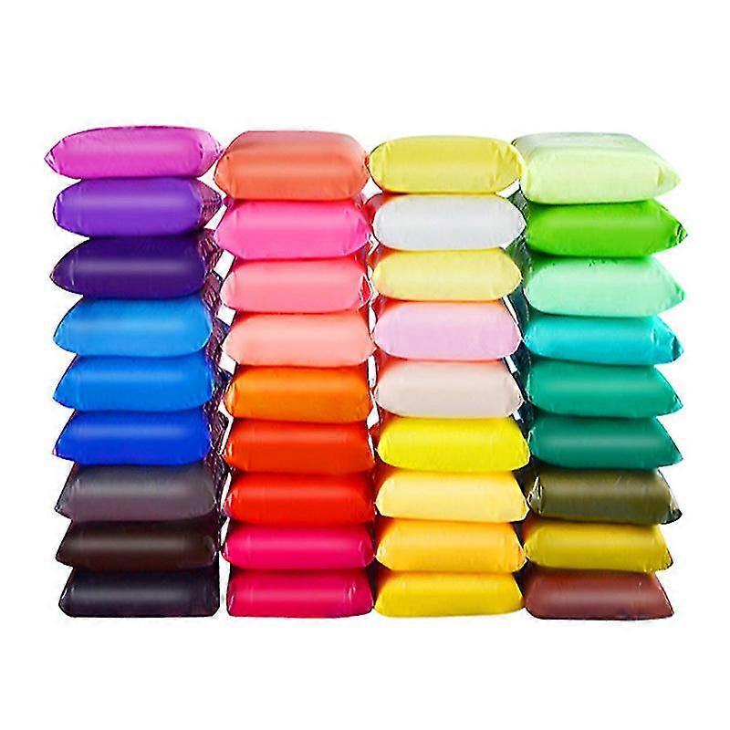 Modeling Clay 36 Colors Air Dry Ultra Light Soft Magic Molding Clay Diy Plasticine Craft Toy With Multiple Tools, Great Gift For Kids(Random color)