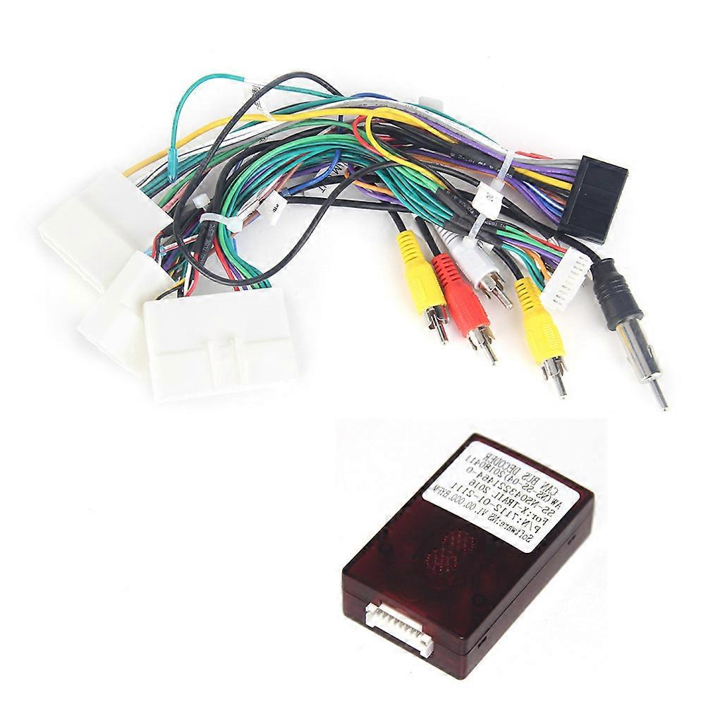 Dasaita bilradio CANBUS adapter og ledningsnett for Nissan X-Trail Qashqai Rogue Navara NP300 sparker Maxima Murano CB008 dekoder