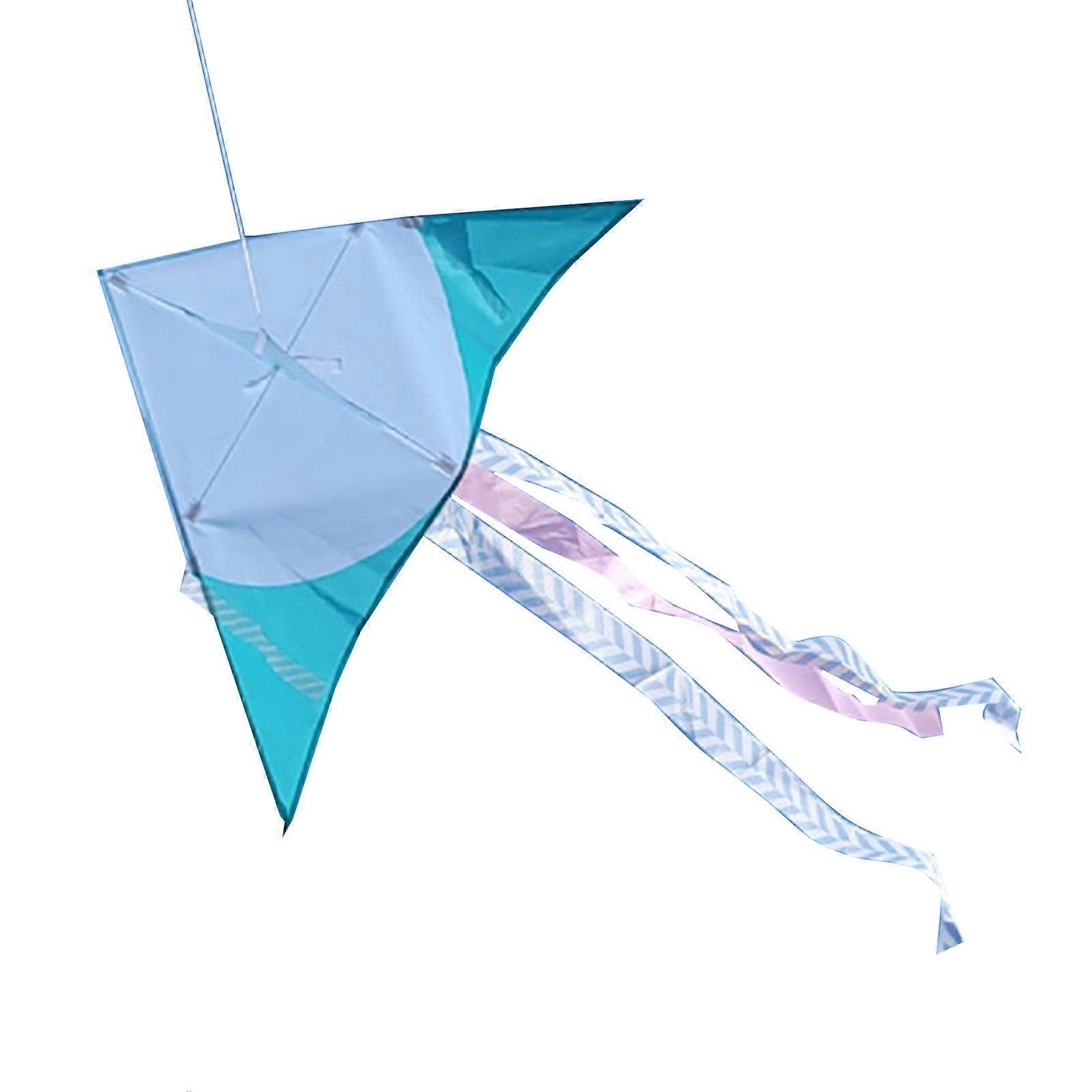 Cartoon Kite Durable Exquisite Triangle Colorful Kite Easy Fly Beginner Kite für Kinder Erwachsene