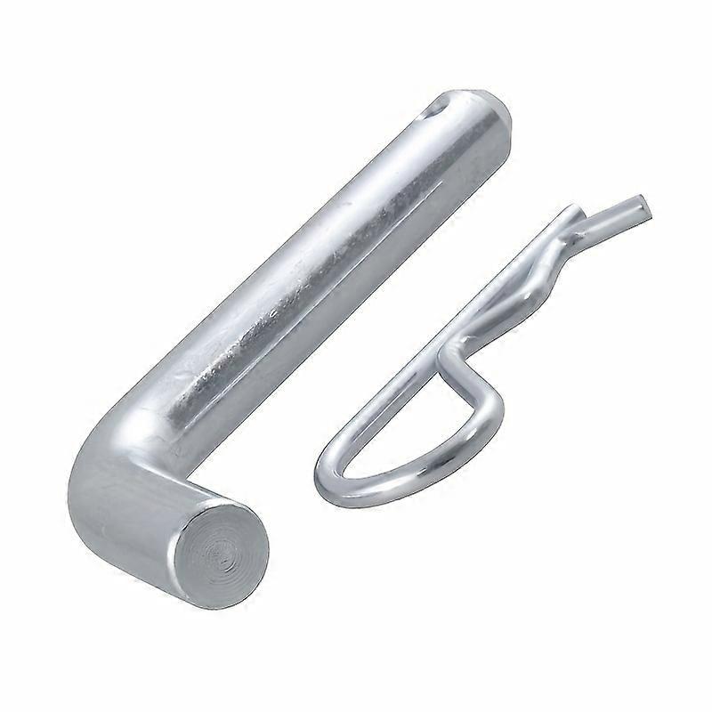 Reboque Hitch Pin e clipe, diâmetro 5/8 polegadas, cabe 2 ou 2-1/2 polegadas receptor, Clear Zinc-1 Pack