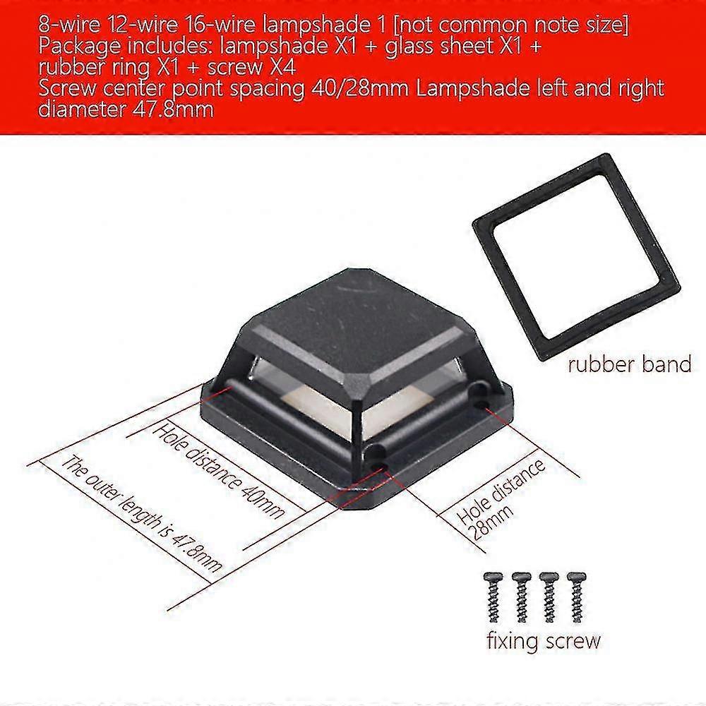Laser Level Protective Glasses for 3D 12 Lines Vertical Horizontal Lasers - Glass Protective Cover