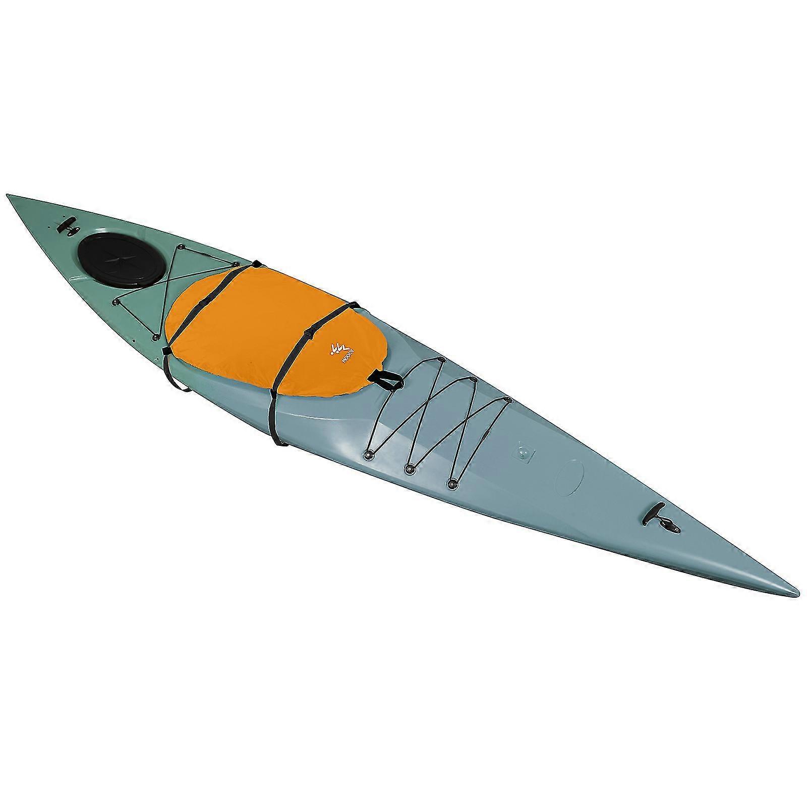 Kayak Cockpit Cover, Waterproof and Breathable Canoe Shield with Shock Cord Rim, Orange Sun Protection Tool