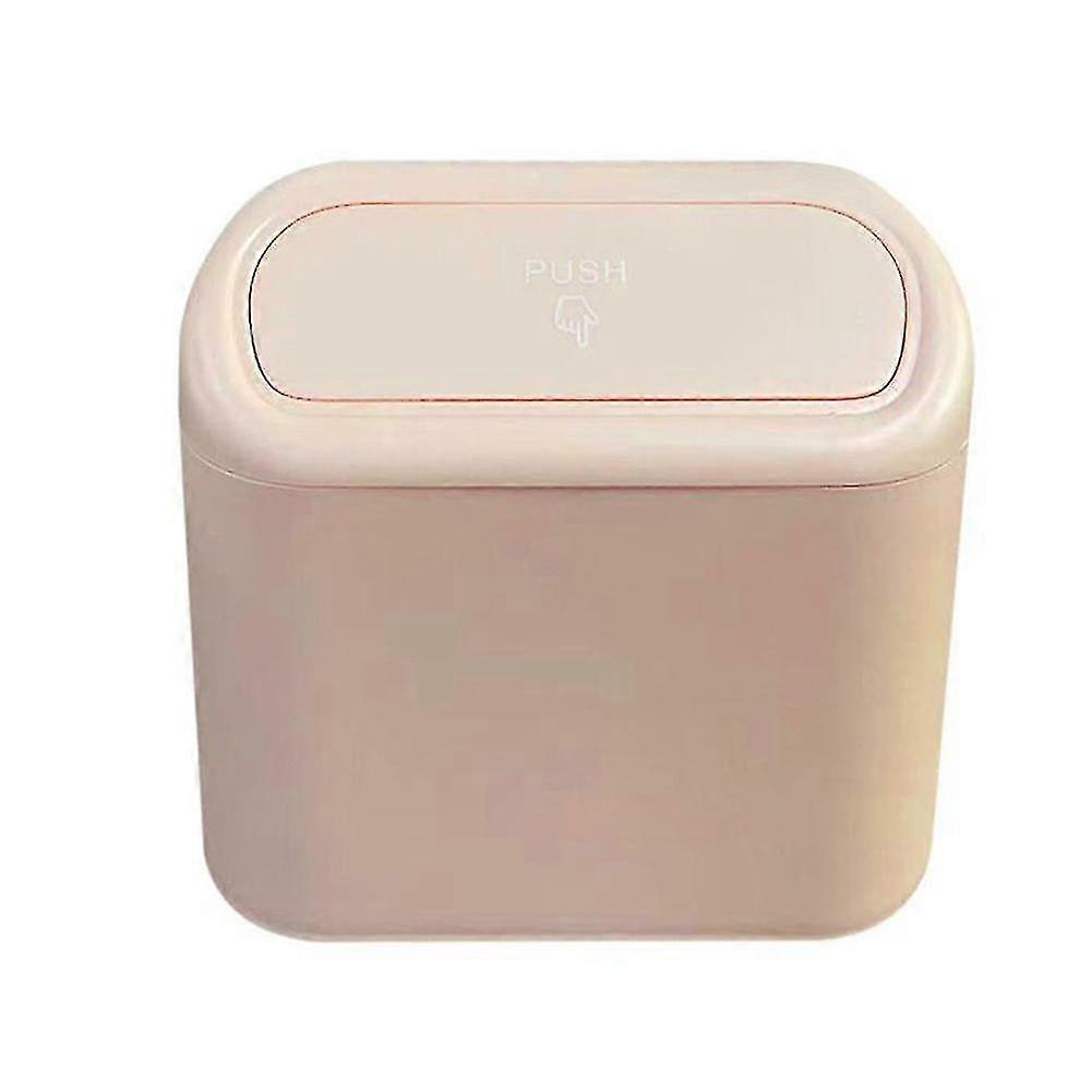 Car Trash Bin With Lid Multipurpose Mini Trash Can Hanging Storage Box