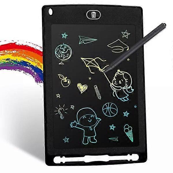 Cyfrowy Blok Rysunkowy dla Dzieci Tablet i Długopis Wielokolorowy LCD 8,5" czarny