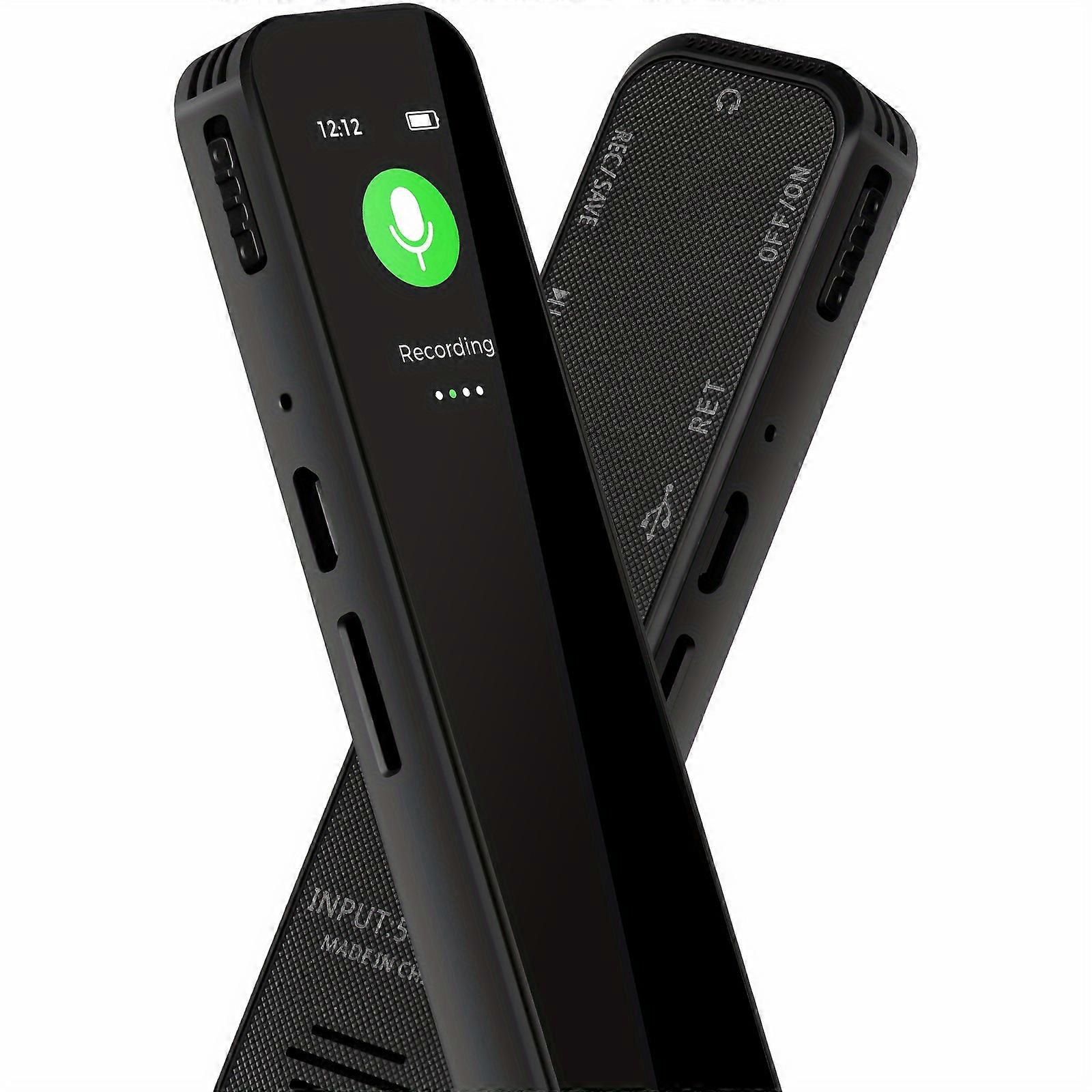 Cappsu 64GB Digital Voice Activated Recorder with MP3 to Play Music, Portable Tape Recorder, Audio Recording Device with Playback for Lecture Conferen