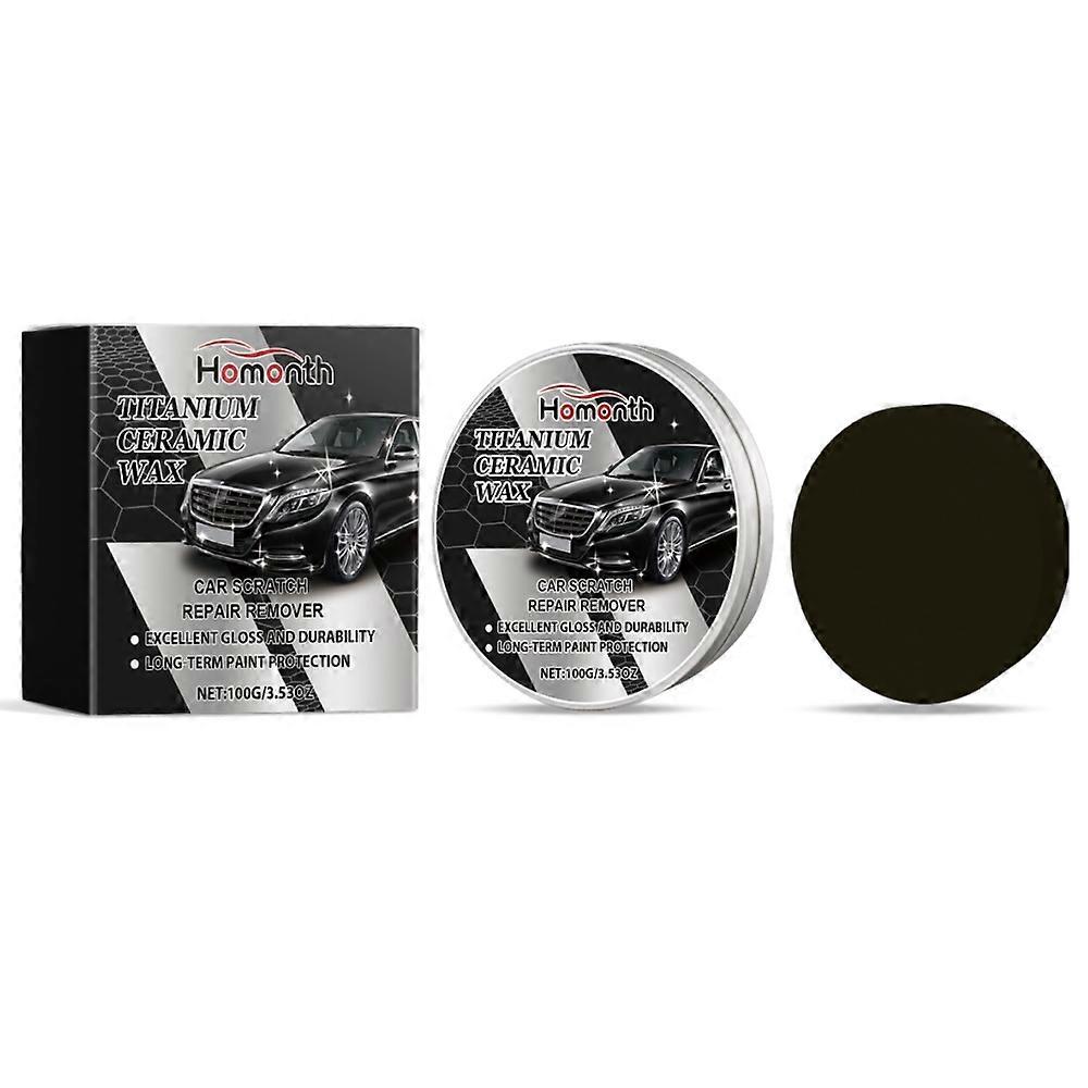 Lasting Protection Mild Formula Polish Wax With Sponge,Ceramic Wax Repair Paste