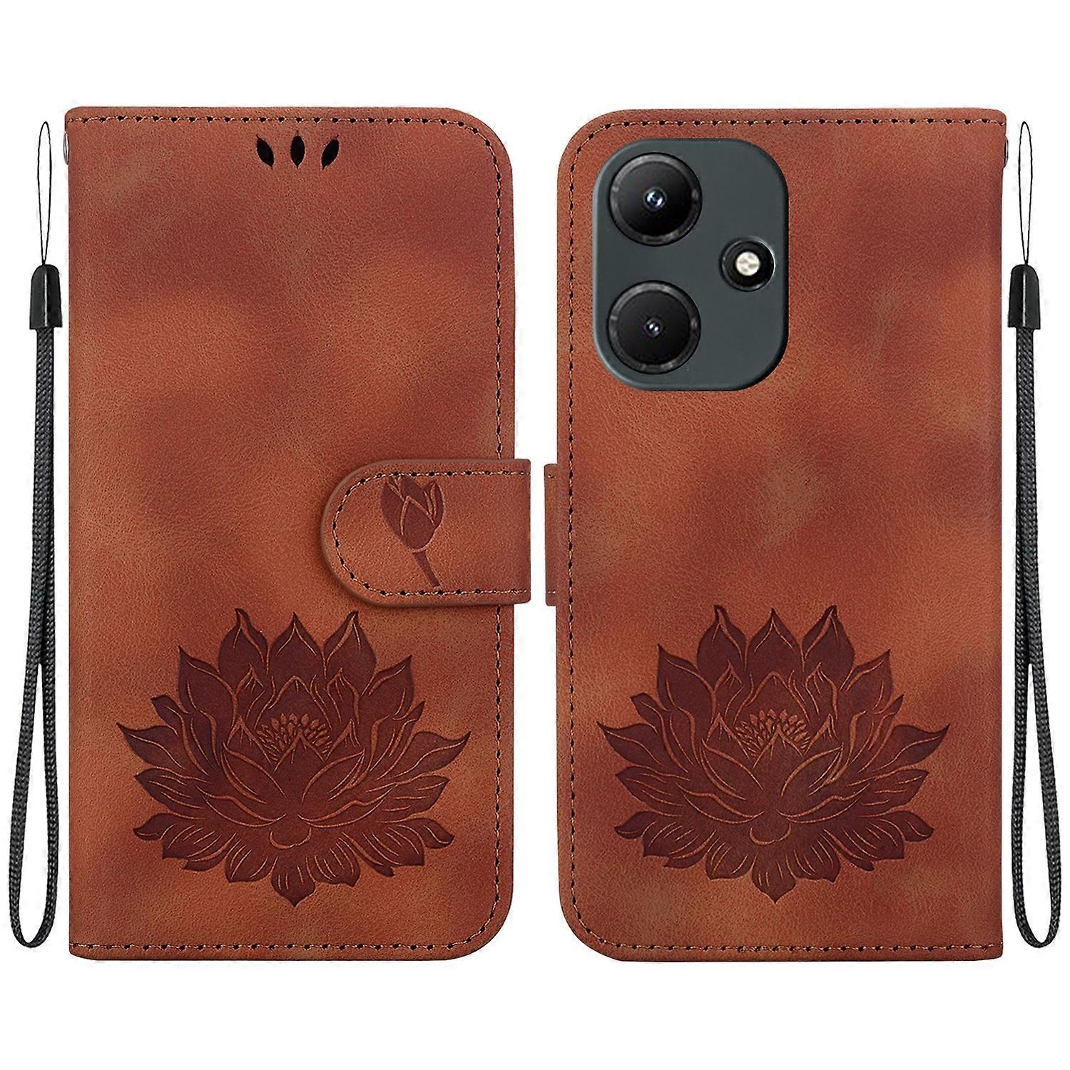 Lotus Leather Case For Infinix Hot 30i X669C