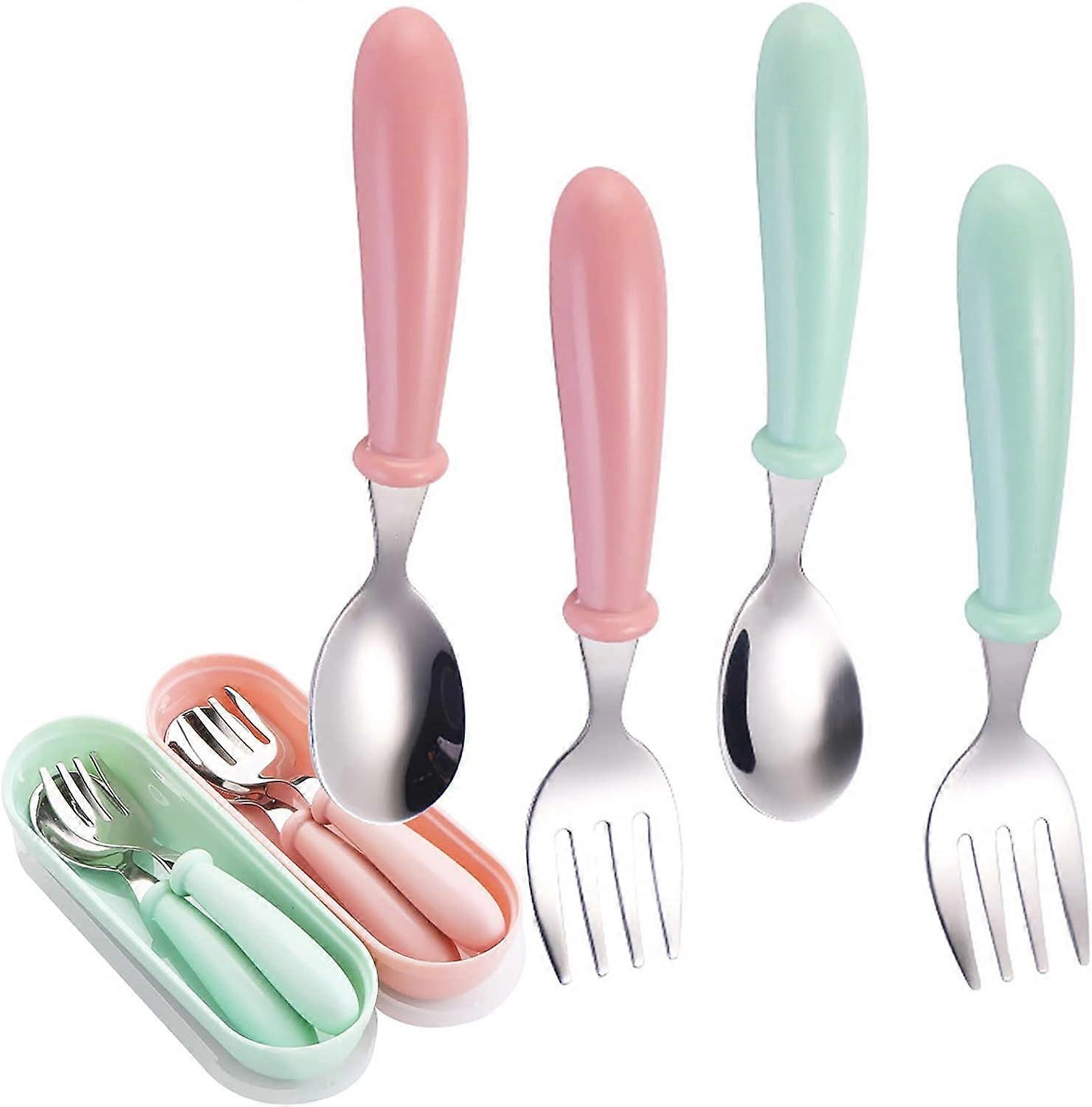 Children's stainless steel tableware, portable tableware.