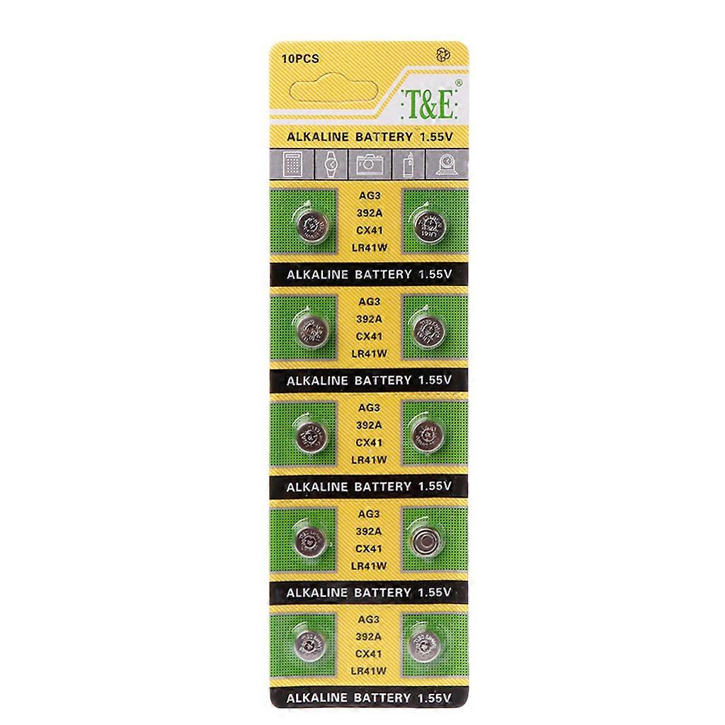 10 Pack Multi Purpose Coin Battery 1.55V Button Battery for Electronic Device