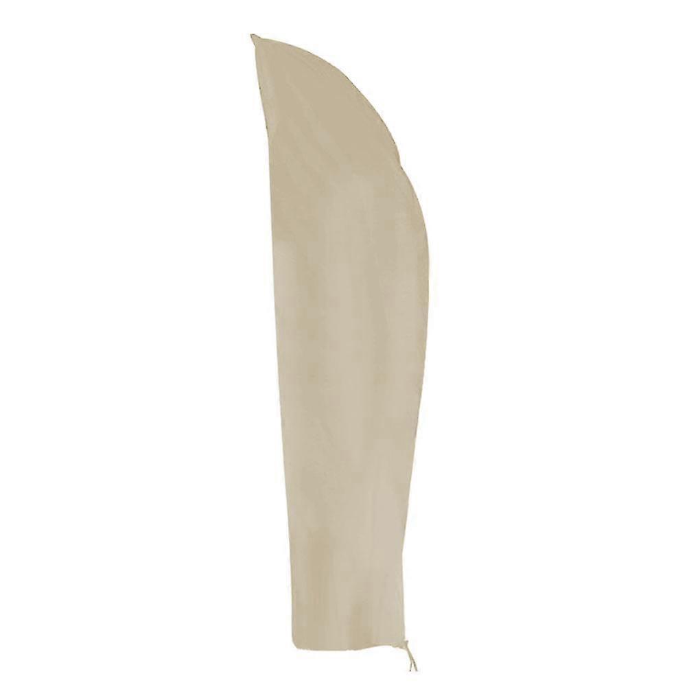 Outdoor Garden Parasol Canopy Cover, Weatherproof Dustproof, Oxford Cloth, Large Size, Beige