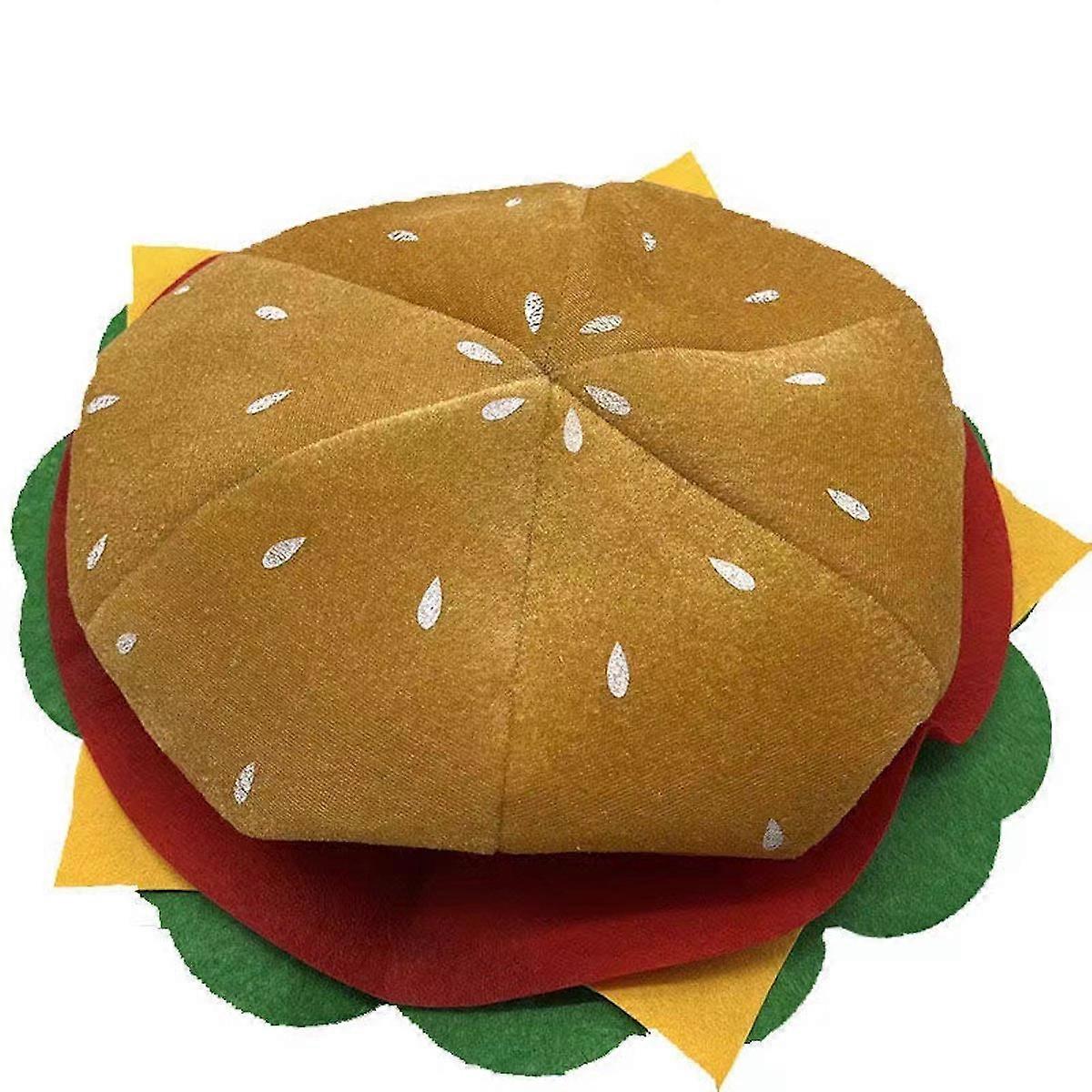 Funny Hamburger Hat Food Cosplay Game Performance Cap