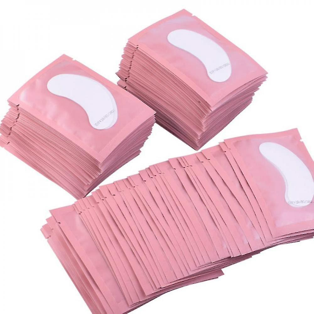 100 Pairs Of Eyelash Extension Paper Patches Are Grafted Under The Eye Pads