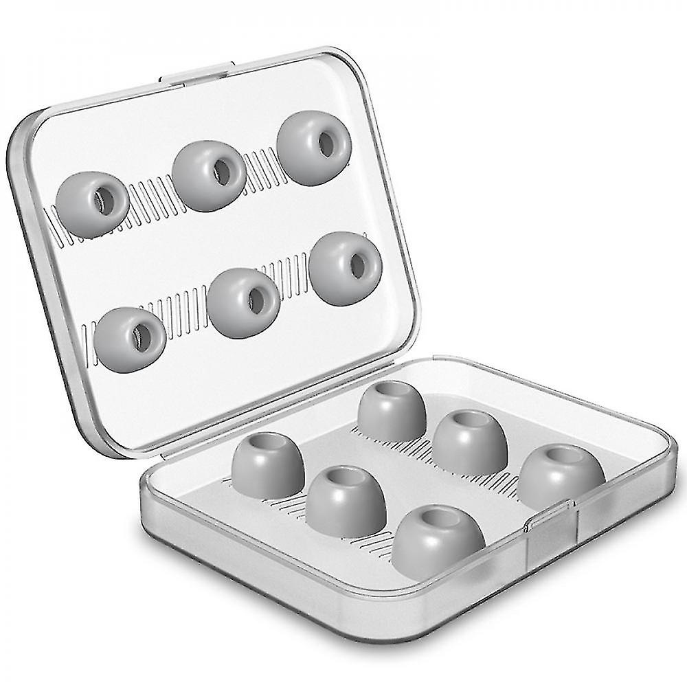 6 Pair Memory Foam Tips Set For Apple Airpods Pro