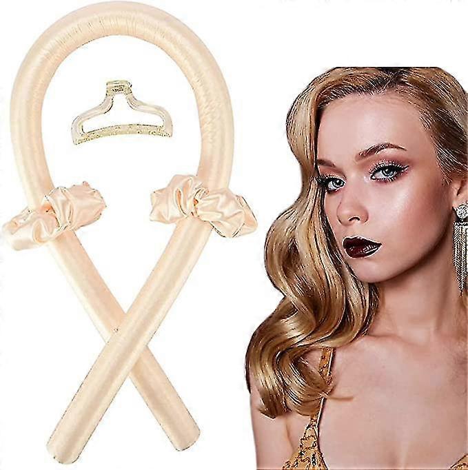 Heatless Hair Curlers For Long Hair To Sleep Overnight,no Heat Silk Curls Headband, Soft Foam Hair Rollers, Curling Ribbon For Natural Hair