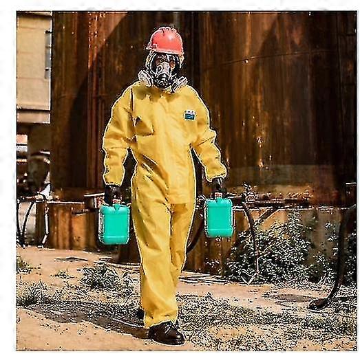 Yksiosaiset kemialliset suojavaatteet Vaaralliset kemialliset kemialliset rikkihappo- ja alkalinkestävät työvaatteet