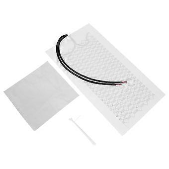 2024 2Pcs 12V 53x27cm Carbon Fiber Car Seat Heater Heated Cushion Heating Pad Mat for Winter