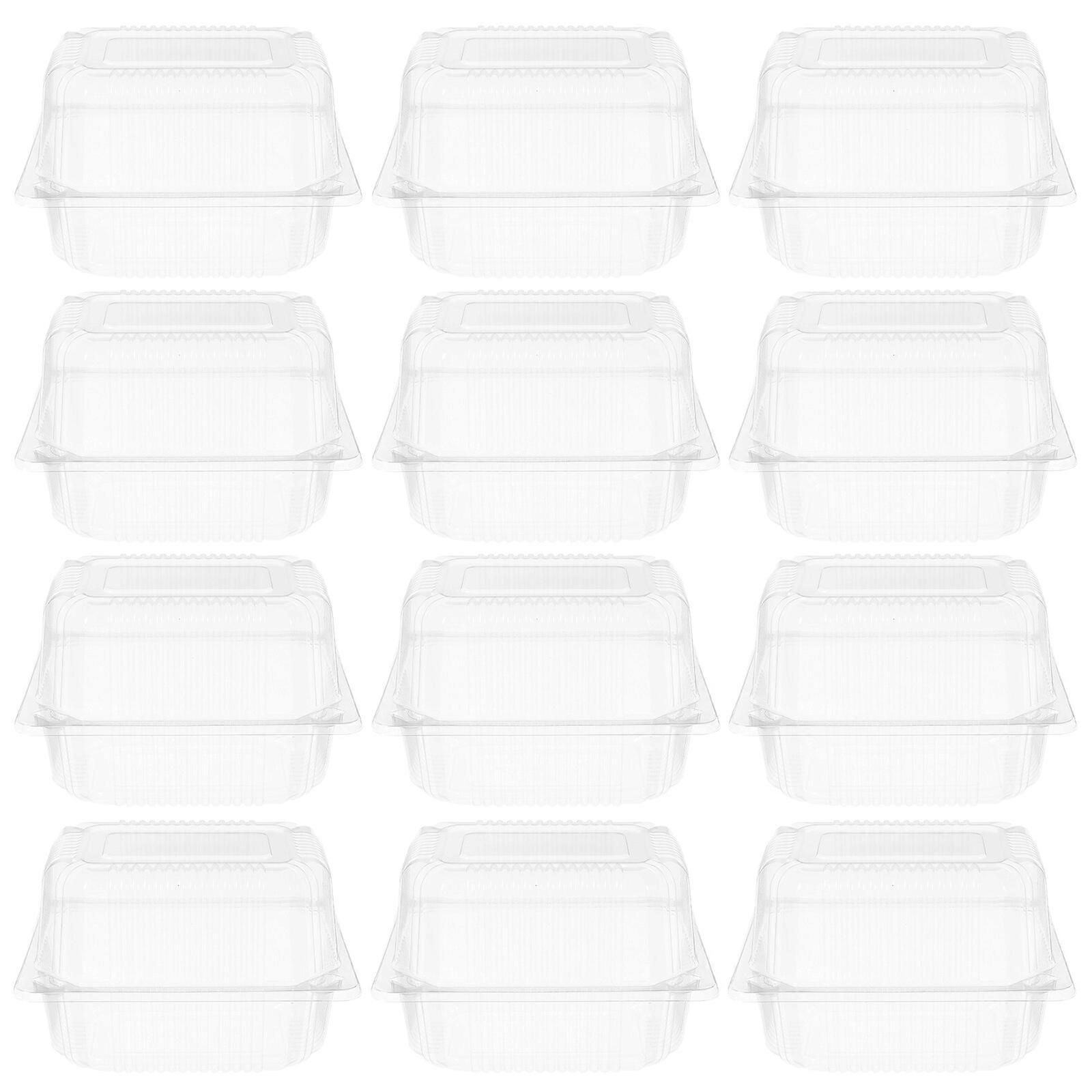 50pcs Cake Box Cupcake Container Muffin Box Cake Storage Container Bakery Box Accessory