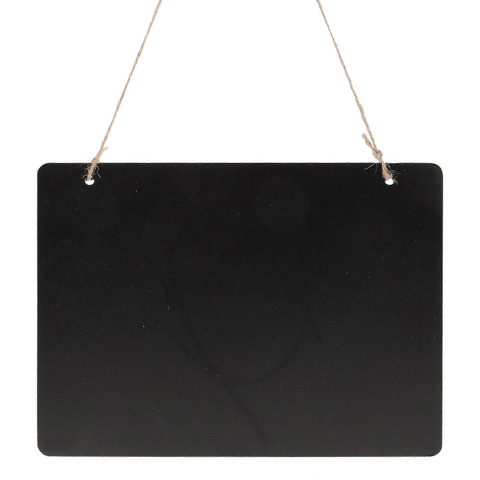 Chalkboard Sign Double-Sided Erasable Message Board Blackboard Wall Decor Signs with Hanging String (160209)