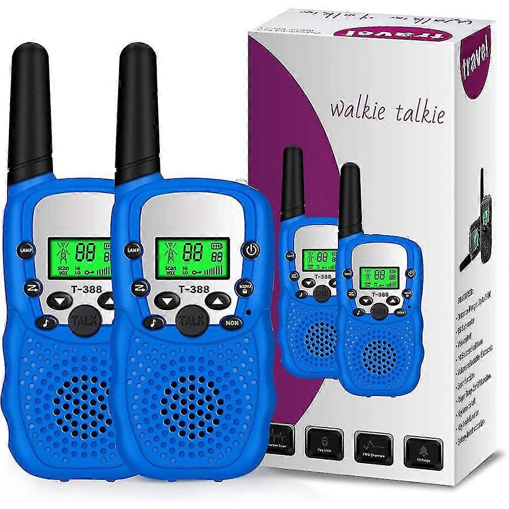 Walkie Talkies For Kids 22 Channels 2 Way Radio Toy With Backlit Lcd Flashlight Set Outdoor Adventures Hiking Camping Gear Games For Girls And Boys