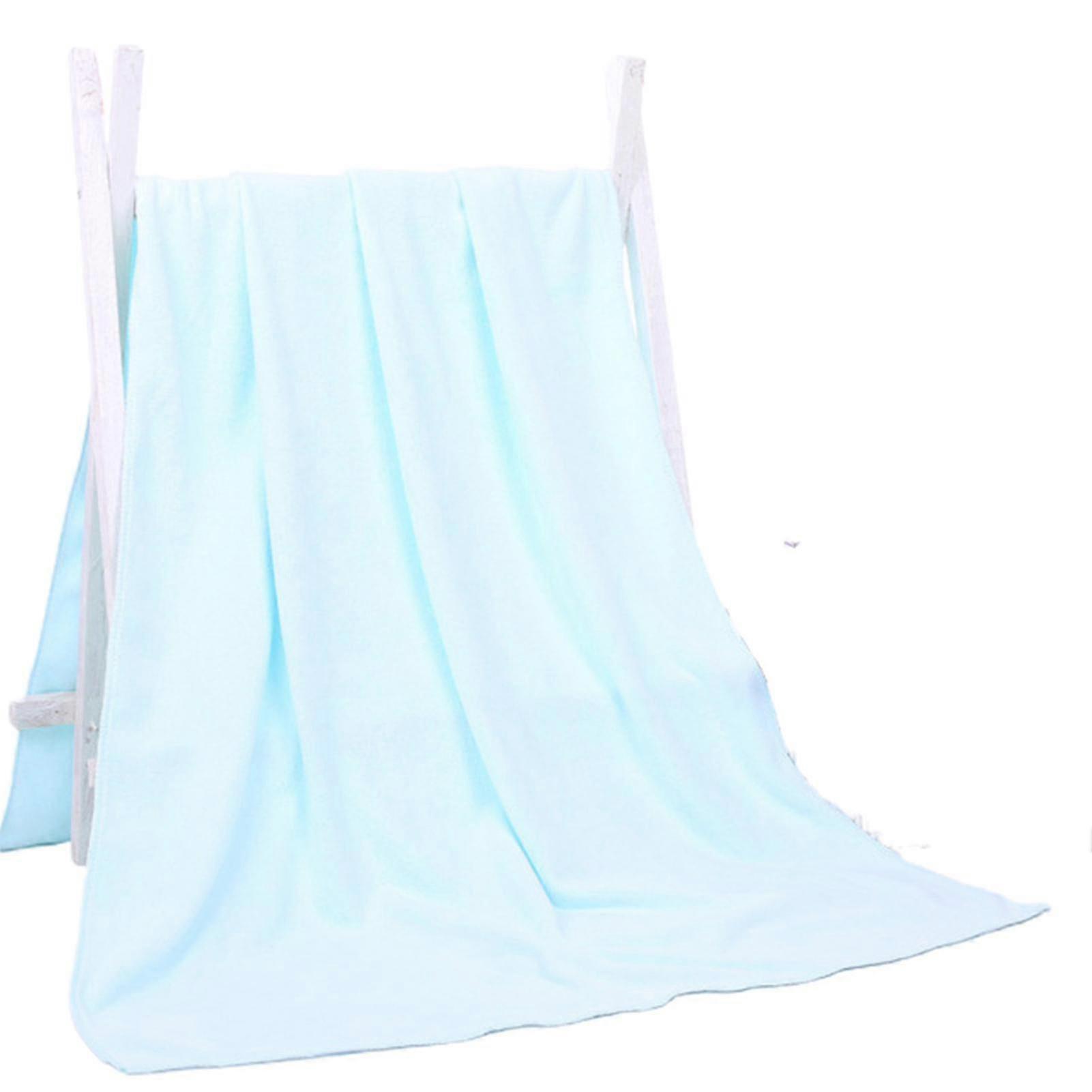 Microfiber Bath Towel Highly Absorbent Quick Drying Super Soft Pure Color No Lint Large Bath Towel