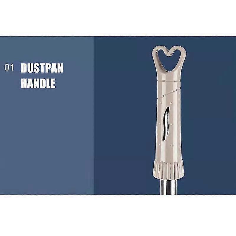 Broom and Dustpan Set Standing Upright Dust Pan Long Handle Lobby Broom