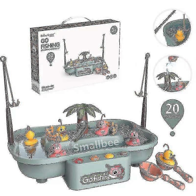 الأطفال لعبة الصيد حمام سباحة مجموعة متعددة الوظائف لعبة المياه الكهربائية التعليمية التعليم المبكر لعبة تعليمية