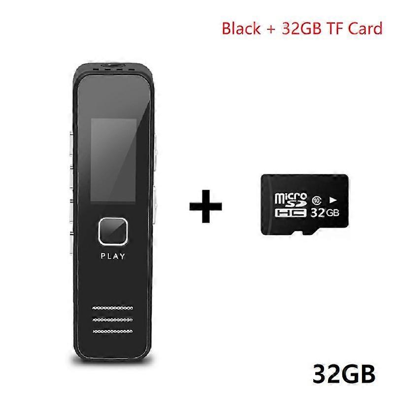 Digital Voice Recorder MP3 Player Mini Recorders pen Support 32GB TF Card Professional Dictaphone 20-hour Recording Time