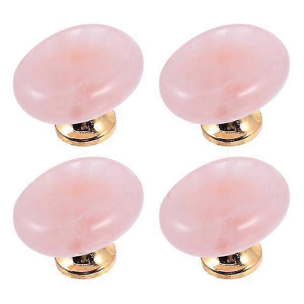 4pcs Natural Stone Drawer Handle Knobs Decorative Knobs Home Ornaments