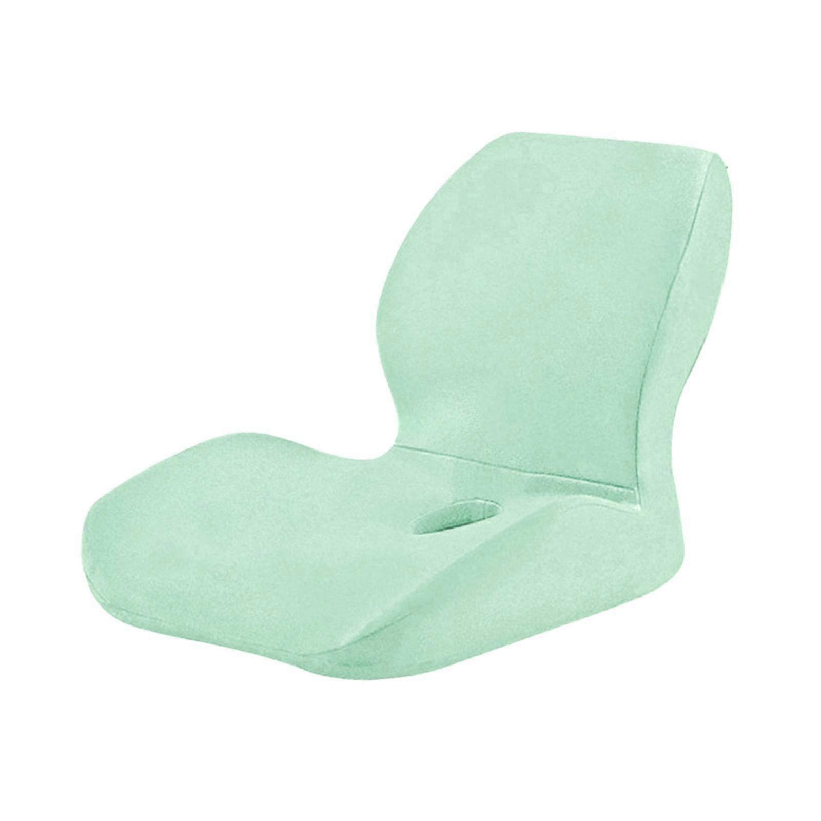 Memory Foam Sitzkissen weich atmungsaktiv für Bürostuhl Reiseauto fahren grün