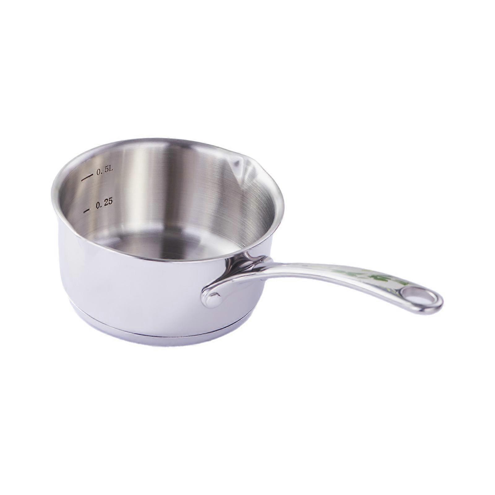 Saucepan with Handle 500ml Noodle Soup Pot for Camping Boiling Noodles Pasta