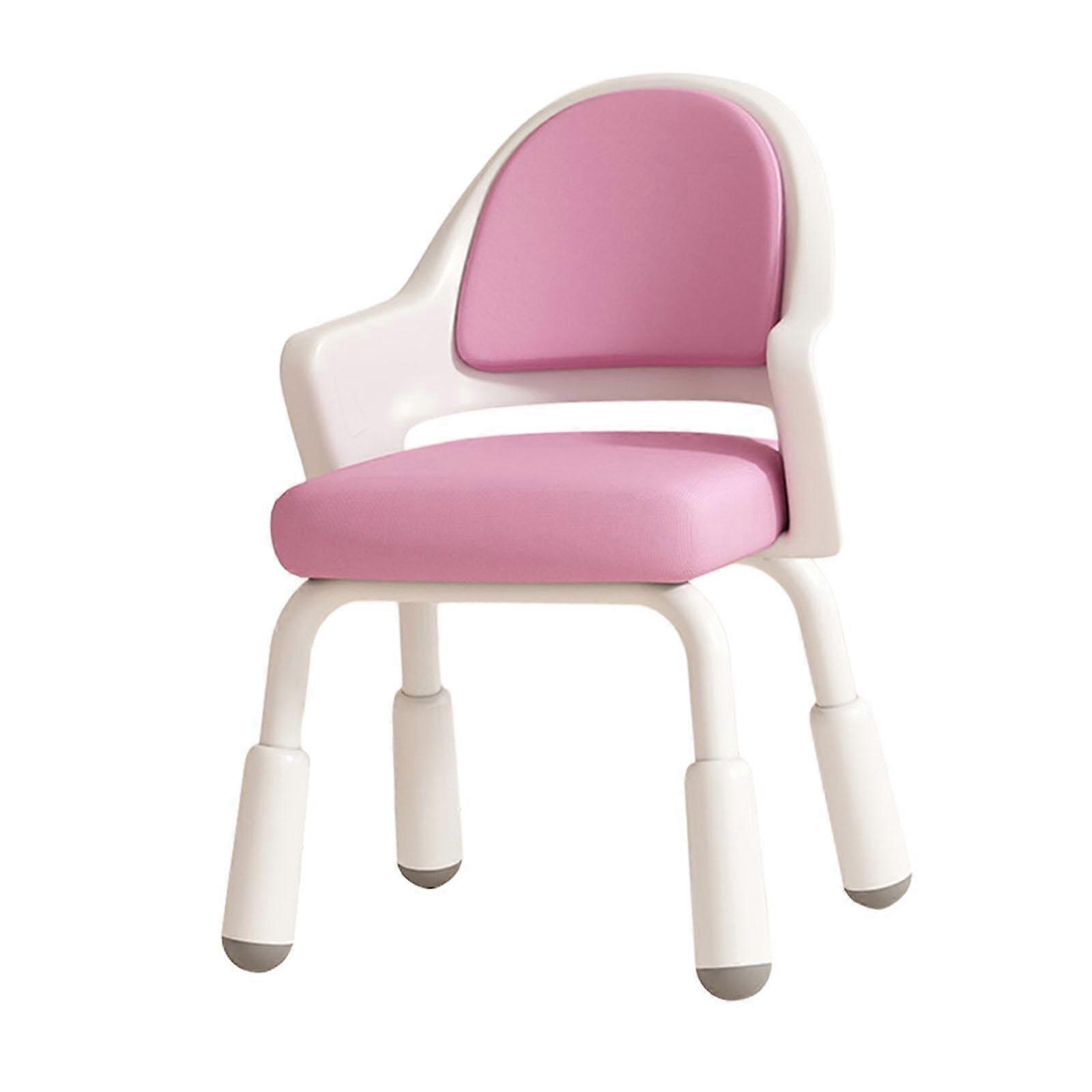 Barnstol Höjdjusterbar Solid Småbarnsstol för Inomhus Dagvård Grå