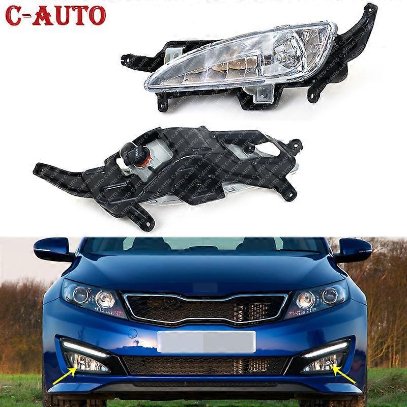 Bil Forreste kofanger Tågelygte Tågelygte Driver lys DRL For KIA K5 Optima 2010 2011 2012 2013 92201-4M000 / 92202-4M000 bil-styling
