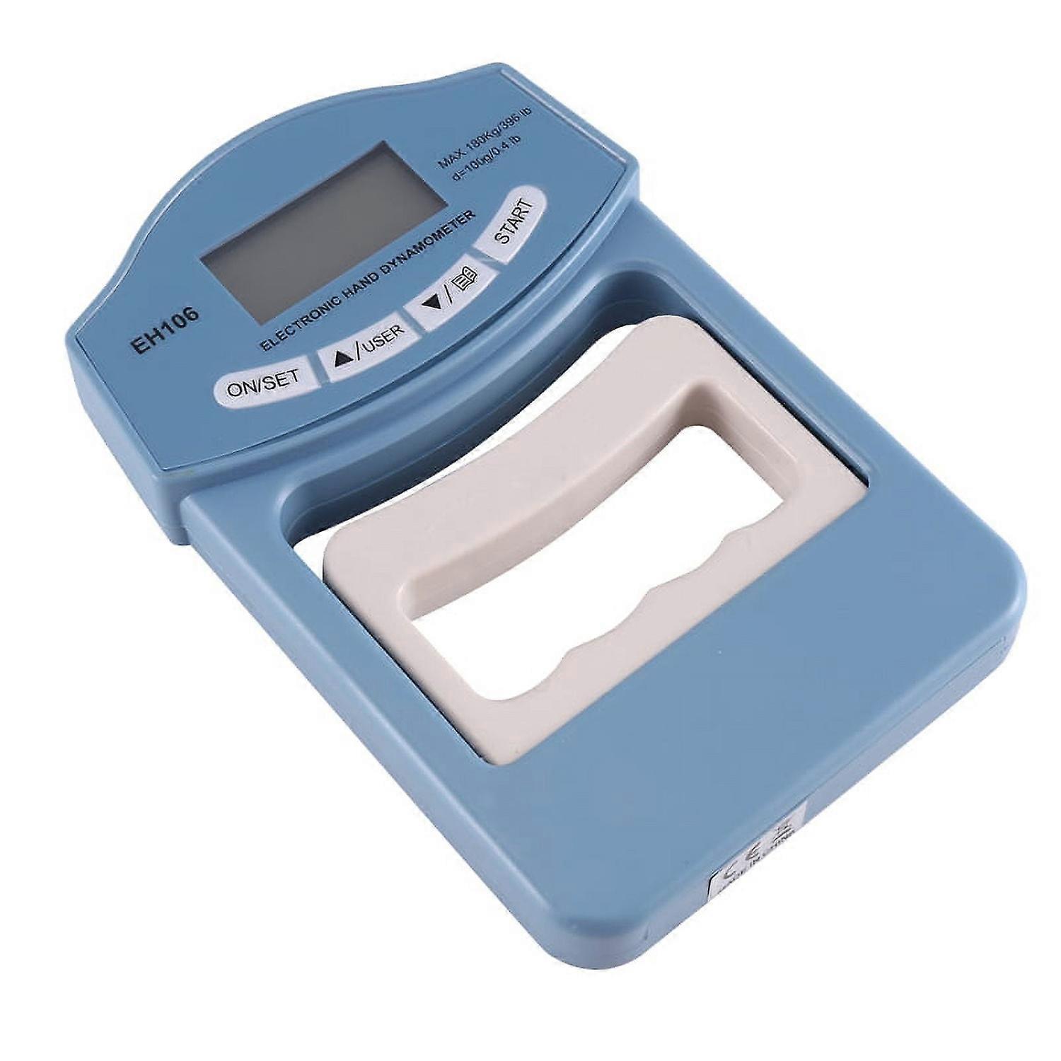 396Lbs/180 Kgs Digital Hand Dynamometer Grip Strength Measurement Meter Auto Capturing Electronic Ha