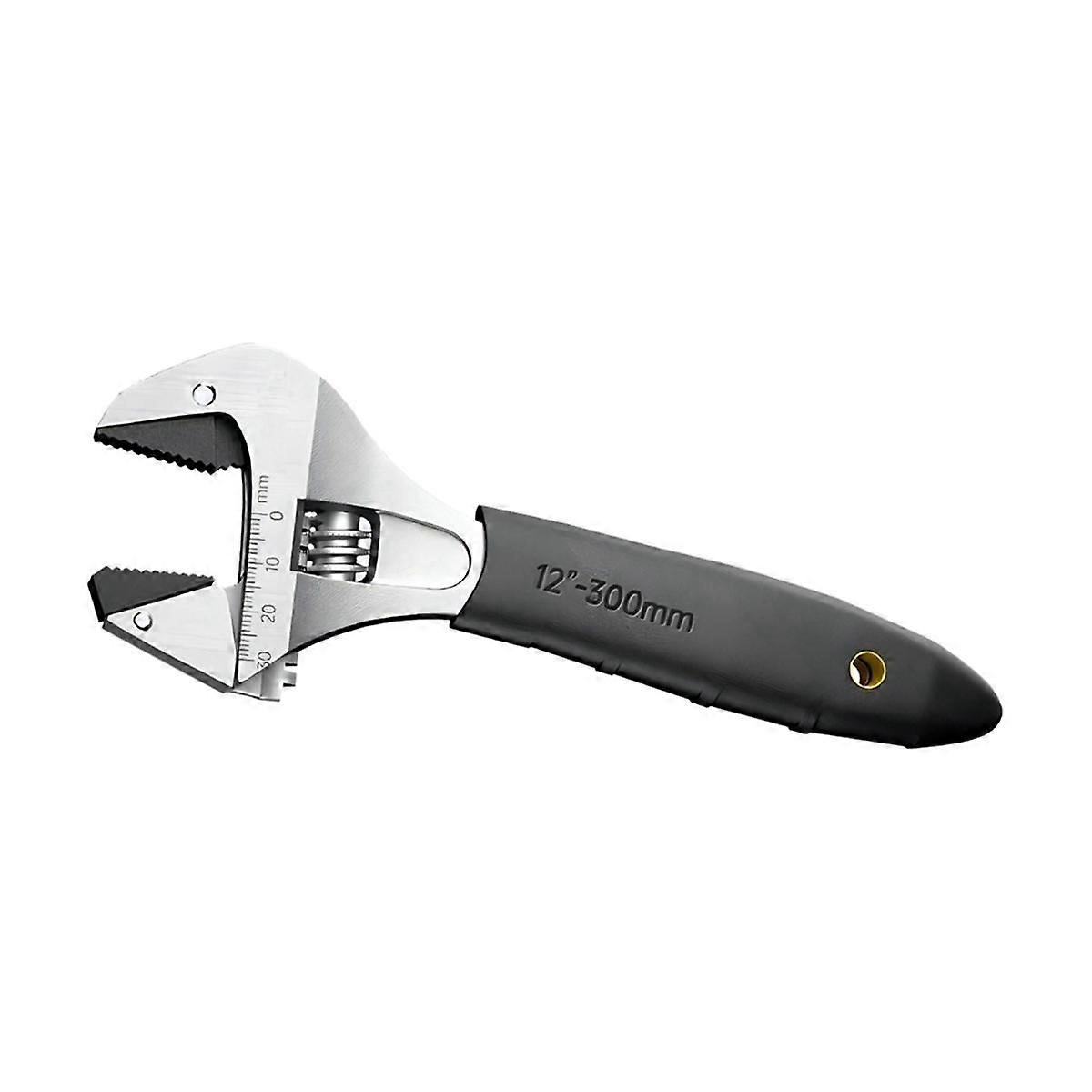 Ratchet Adjustable Wrench Self-Tightening Adjustable Wrench Multi-Function Large Opening Bathroom W
