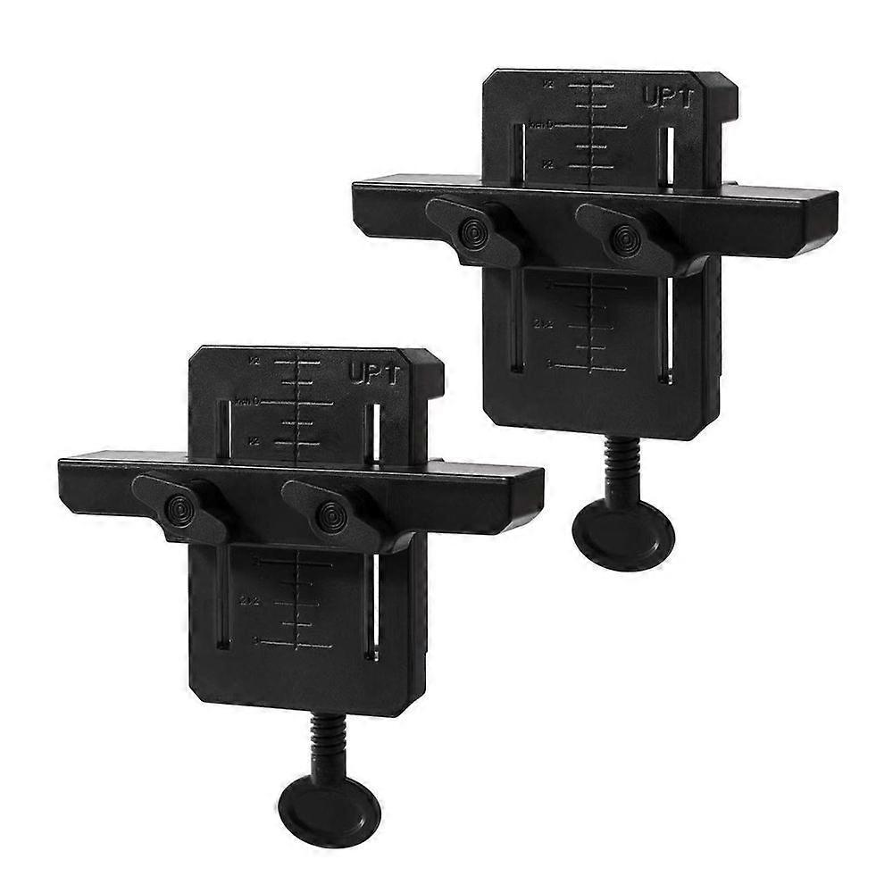 2Pcs Adjustable Cabinet Door Installation Positioner Clamping Tools Precise Alignment Drilling Lightweight Portable Manual Installation Jig