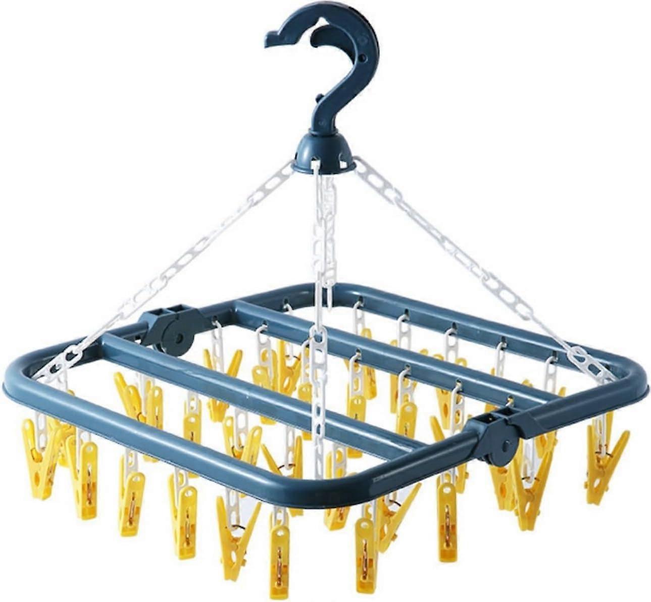 Foldable Clothes Drying Rack for Indoor and Outdoor Use, Heavy-Duty, Adjustable, Space-Saving Laundry Solution